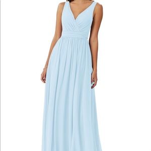 Azazie Sky Blue Bridesmaid Dress